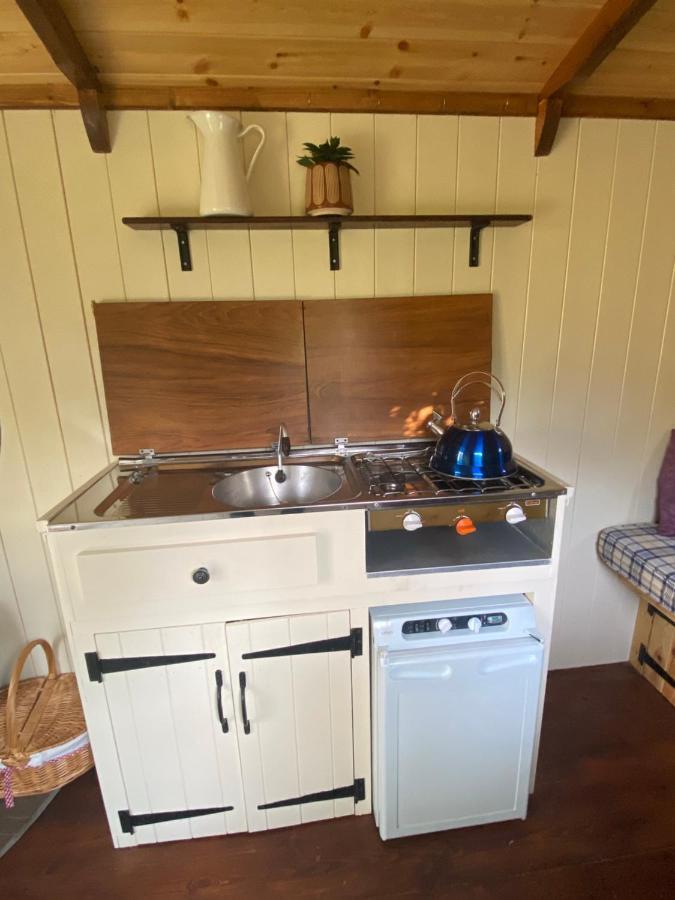 The Shepherd'S Hut - Wild Escapes Wrenbury Off Grid Glamping - Ages 12 And Over Baddiley Eksteriør billede